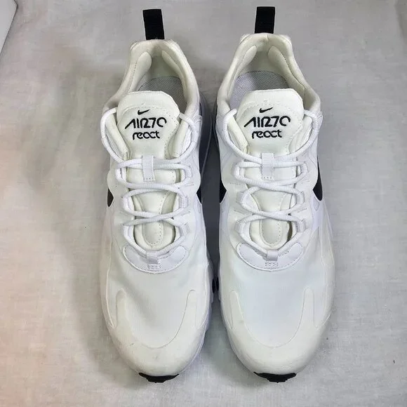 Nike Air Max 270 React Lightweight Sneaker US 10 CI3899-101 - Picture 4 of 10